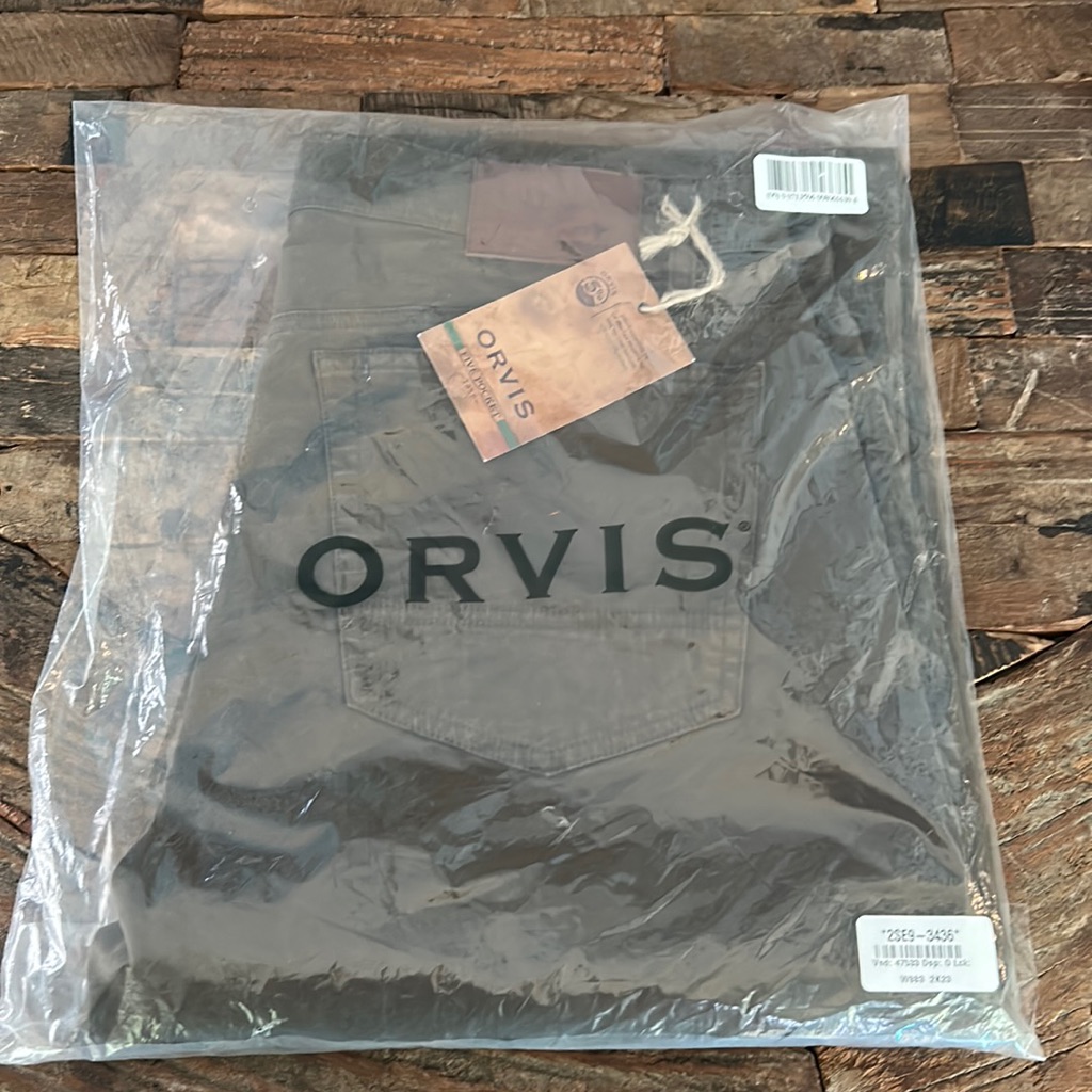 Orvis Five Pocket Men’s Pants Size 36w 34l New In Original Packaging